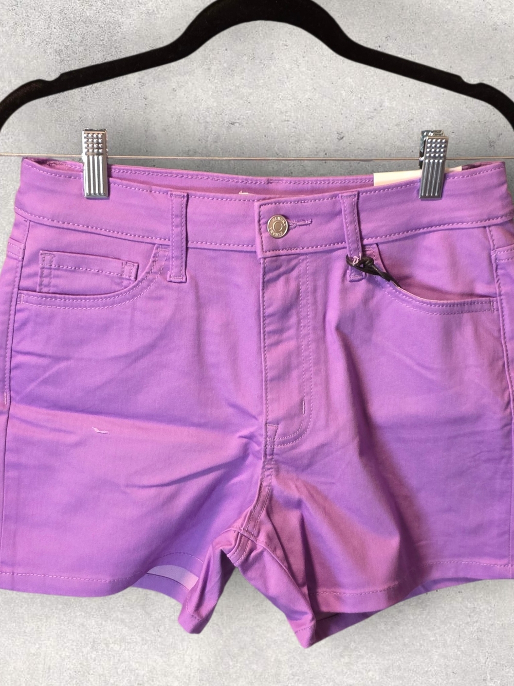 Zenana Outfitters Lilac Stretch Jean Shorts